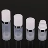 Bottiglie riutilizzabili vuote da 5 ml 10 ml 15 ml Contenitori cosmetici airless Dispenser per bottiglie con pompa per vuoto airless in plastica Imballaggio campione