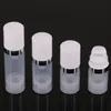 Bouteilles rechargeables vides de 5ml 10ml 15ml, conteneurs cosmétiques sans air, pompe à vide en plastique, distributeur de bouteilles, emballage d'échantillon