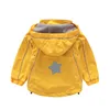 Jackets spring autumn children kids jackets baby boys windproof waterproof doubledeck inner polar fleece coats 230904