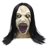 Party Masks Halloween Klątwa La Llorona Ghost Cosplay Mask Horror Scary Full Head Helmet Lateks Fancy Ball Props 230904