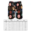 Men's Shorts Board Folk Art Nordic Cute Beach Trunks Minimalist Christmas Quick Dry Running Surf Plus Size Short Pants