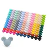 Jouets de dentition LOFCA 10pcslot souris perles de Silicone bébé jouet de dentition doux à mâcher dentition sans BPA bricolage collier de charme bijoux de qualité alimentaire 230901