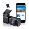 Car DVR Dual Lens Dash Cam 2K Front And 1080P Rear Camera Supporrs Night Vision WiFi GPS 24H Loop Recording Car Video Recorder 0152