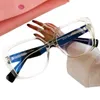 23 new women big square acetates fullrim frame for glass 0v6v 53-18-145 fashion face face eyeglasses goggles goggles case fullset case