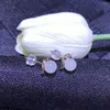 Studörhängen Shilovem 18k Rose Gold Real Natural White Jasper örhänge klassiska fina smycken Kvinnor Wedding Present Myme0606018HY