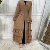 Ethnische Kleidung Eid Mubarak Muslimische Frau Kimono Offene Abaya Dubai Arabisch Islam Hijab Kleid Türkei Abayas Für Frauen Party Abend Marokkanisch
