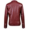 Men's Jackets Medieval Punk Coat High Quality Fashion Slim Fit Polo Collar Panel Motorcycle Leather 230901