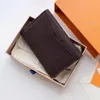 Designer Woman Card Holder Men plånbok med Box Women Purse mode lyxig hög kvalitet gratis frakt
