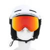 Skibril DIY Mannen Vrouwen Magnetische Big Vision Snowboarden Bril Antifog Outdoor Winddicht Sneeuw Sportbrillen 230904