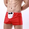 Onderbroeken Sexy Mannen Boxers Ondergoed Lage Taille Mannelijke Slipje Creatief Ontwerp Strikje Boxershorts Erotische Losse Penis Pouch Gay Lingerie Cueca