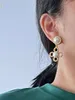 Boucles d'oreilles pendantes à la mode, ensemble de strass avec nœud rétro