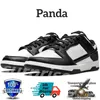 Panda Men Buty swobodne buty Niski designerski łyżwy Dzieci Sneakery Dzieć