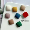 Stud Earrings Matte Frosted Acrylic Resin For Women Geometric Personality Fashion Wedding Party Jewelry Aretes De Mujer