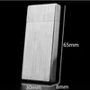 2020 New Windproof Petrol Lighter Ultra-Thin Metal Flint Lighters Smoking Accessories KeroseneCigarettes Lighter Gadgets For Men BRBG