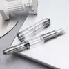 Fountain Pens Asvine P36 Piston Filling Fountain Pen Bock / Asvine EF/F/M Nib Titanium Acrylic Smooth Writing Office Gift Pen HKD230904