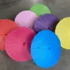 Effen kleur danspapier paraplu schilderij Chinees papier parasol bruiloft decoratie gunsten klassieke paraplu's 60cm