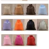 8 10CM Drawstring Natural Burlap Bags Jute Gift Jewelry Packaging Wedding Favor Pouches2769