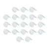 Smyckespåsar 20x hängande örhänge kort Hållbara vita bärande öronstänger Håller Förpackning Akryl för butik som säljer salongbutik