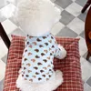 Dog Apparel Kawaii Cartoon Bear Shirt Clothes Comfortable Soft Small Dogs Clothing Cat Korean Fashion Summer Thin Cute Pet Products