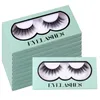 Natural Thick Curling False Eyelashes Wispy Light Hand Made Reusable 3D Fake Lashes Extensions Messy Crisscross Full Strip Lash Beauty Supply