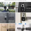 Дверные замки Tuya Навесной замок с отпечатками пальцев Bluetooth Smart Keyless Lock Мини-портативный биометрический замок с USB-зарядкой для шкафчика для багажа Тренажерный зал HKD230903