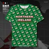 Heren T-shirts Noord-Ierland Ierse NIR NI Sneldrogend shirt voor heren T-shirt Sportieve kleding met korte mouwen Zomer