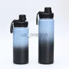 Thermos 600 ml700 ml en acier inoxydable bouteille thermo thermo sport isolé tasse à vide