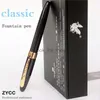 Fountain Pens Business Office Fountain Pen Gold Folder Luxury Ink Pens School School Schulth Handwriting Exercises HKD230904