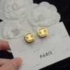 Klasyczne projektantki kolczyki dla damskich męskich projektanci S925 Studs Earring Kobiety Naszyjniki do ucha Miedzi Partia Ucha