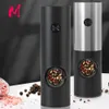 Mills Electric Automatic Mill Pepper و Salt Grinder with LED LID LID ALGENCENT ALDCENSION التي تنتجها الشركات المصنعة الشريكة 230901