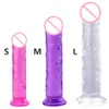 Briefs trosor realistisk dildo med suction cup enorma gelé dildos sex leksaker för kvinnliga män falska dick anal rumpa plug erotic shop 230901