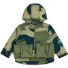 Jassen Baby Jongens lente herfst Jas Kinderen camouflage Capuchon Blazer baby jongen Waterdichte Regenjas Kinderkleding 210Y 230904