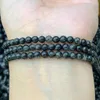 Löst ädelstenar naturliga horn blandade stenpärlor 15 '' runda svart diy för smycken som gör kvinnor män halsband armband gåva