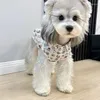 Abbigliamento per cani Camicia senza maniche per cartoni animati Abbigliamento Cuccioli Camicie alla moda Abbigliamento per cani di piccola taglia Gatto Estate Sottile Schnauzer Ragazzo Carino Prodotti per animali domestici