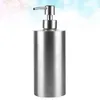 Liquid Soap Dispenser Stainless Steel Dispenser5x55x55cm/ 250ml Countertop Hand Pump Brushed Nickle For Bathroom&