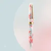 Fountain Penns Hongdian N9 Sea of ​​Cloud Steel/Blade Nib Fountain Pen Business Office Signature Pen Rotating Writing Acryl Harts Pen HKD230904