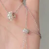 Designer AP Collana Luxury Top Vita piccola Collana di perle d'acqua dolce Stile femminile Versatile Catena di perline rotonde Acciaio al titanio Accessori incolori Gioielli