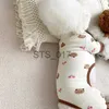 Odzież dla psa Teddy Home Ubrania Szczenię czteropisowe ubrania Niedźwiedź Niedźwiedź ubrania pieskowe pomoranowe letnie ubrania Pet pies pulover x0904