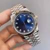 ST9 NOWOŚĆ JUBILEA AUTOMATYCZNA MECHANICZNA Mieszanka kolorowa 41 mm Rozmiar męski zegarek ze stali nierdzewnej Luted Bezel Sapphire Glass KQFK MRY5