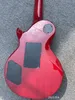 Gitara elektryczna 7 strun Ebony podstrunnicy nr Inski 24fret 25.5scale Double Rock Tremolo Czarne części Czerwone Kolor