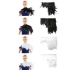 Scarves Adult Punk Gothic Cape Real Black Feather Shrug Top Shawl One Shoulder Cape Wings Choker Collar for Party Halloween Rave Costume 230904
