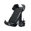 Cykeltelefonmontering Holder Motorcykelstybar Anti-Shake Cykel Telefonklämma 360 graders rotation för iPhone Samsung Flera telefonmodeller