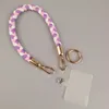 Handy-Träger, Charms, Handy-Lanyard, kurzer Stil, auffälliges, handgewebtes Lanyard, Sport-Handgelenk-Seil, Handy-Hülle, Verlust-Lanyard-Riemen-Charm