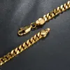 Ожерелья с подвесками ZEADear perhiasan 18K berlapis emas 45-60см Дубай rantai kalung untuk pria wanita Hiphop Punk leher rantai Aksesori Hadiah Pesta 230904