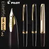 Fountain Pens Japan Pilot Fountain Pen 14K Gold NIB 95S Elite 95th Anniversary Graved Pocket Design Portable Gold Pen High-End Stationery HKD230904