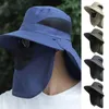 Cykelmattor Vandring på jakt kvinnor män solskydd fiske hatt mössa med mask sommar
