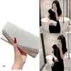 Evening Bags D0UD Womens Glitter Clutch Purse Pleated Bag For Bridal Party Wedding Cocktail Prom Formal Occasions