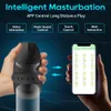 Vibratorer Bluetooth Penis Vibrator för män fördröjning Trainer Sex Machine Glans Massager Male Masturbator Toys Adult Varor 230904