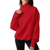 Kadın Hoodies Kadınlar Büyük Boyu Sweatshirt Seltleneck kazak uzun kollu üstler Güz kıyafetleri 2023 Giysiler Atlet Ceket Kadın