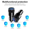 Dual Port PD 15W QC3.0 Quick Charger 3.1A USB Type C Car Charger Aluminum Alloy Cellphone Adapter For iPhone 15 14 13 12 11 Pro Max With Opp Bags